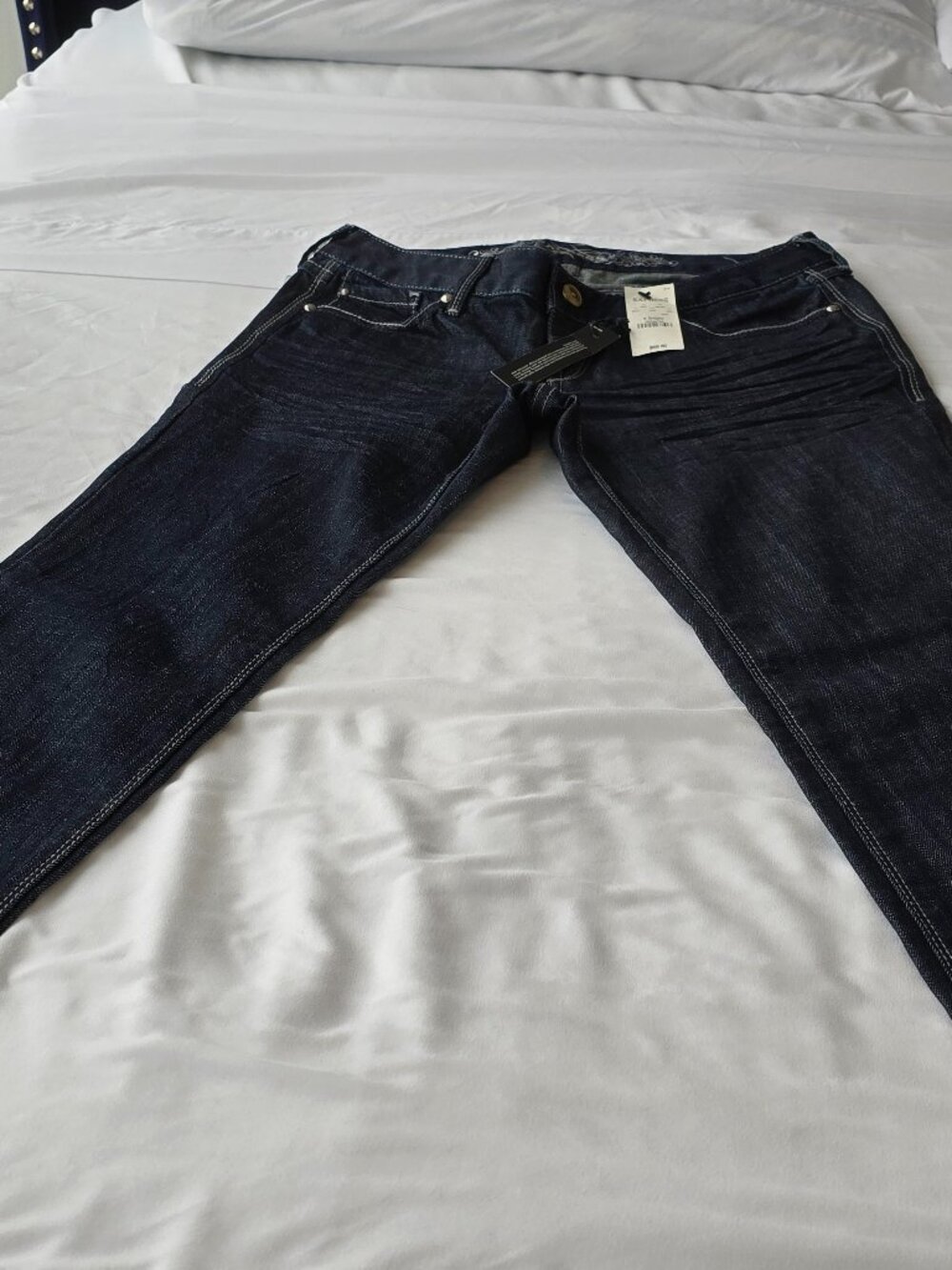 Barely Boot Zelda Slim Fit Ultra Low Rise Express Jeans